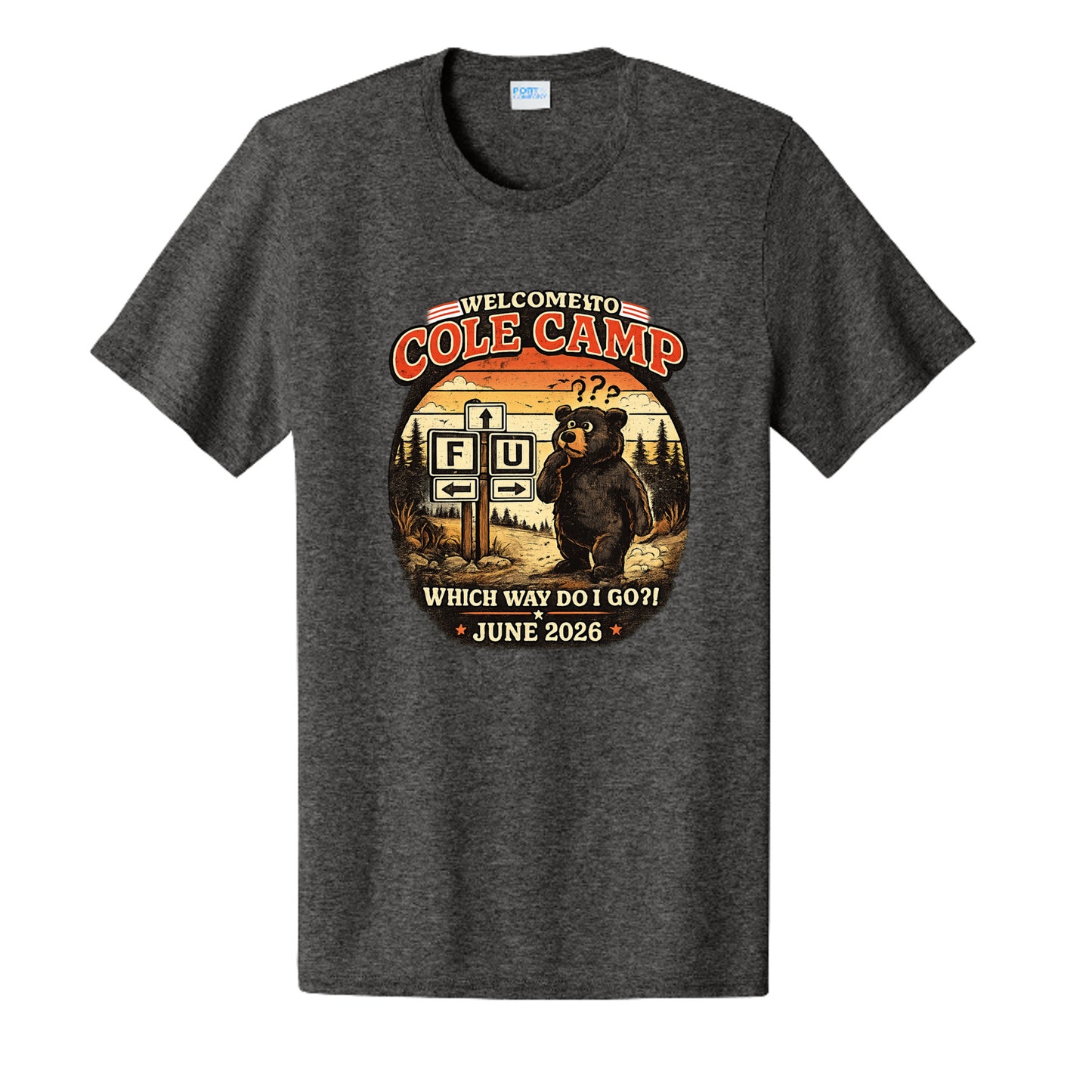 Dark Heather Grey - PC43 - FRONT
